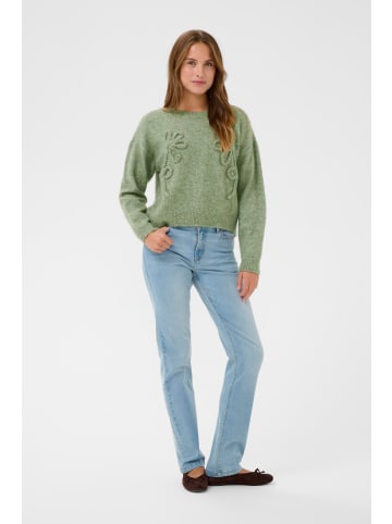 Kaffe Strickpullover KAmelania Baggy fit in Sea Spray Melange