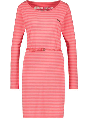 alife and kickin Langarmkleid, Kleid EllinAK Z in coral