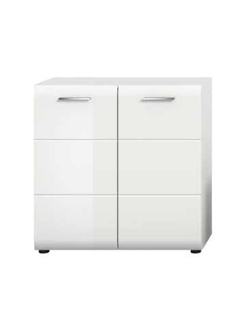 ebuy24 Sideboard Ice Weiß 80 x 34 cm