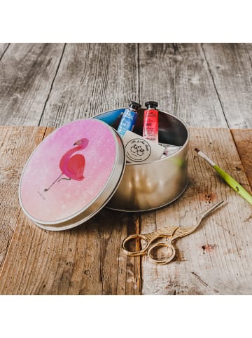 Mr. & Mrs. Panda Aufbewahrungsbox Flamingo Classic ohne Spruch in Aquarell Pink