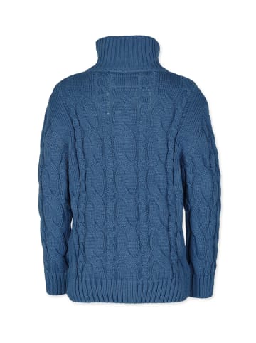Band of Rascals Strick " Cable " in blau
