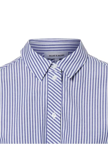 More & More Bluse in indigo weiß