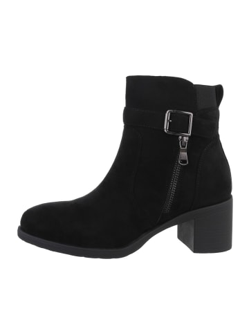 Ital-Design Stiefelette in Schwarz