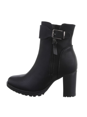 Ital-Design Stiefelette in Schwarz