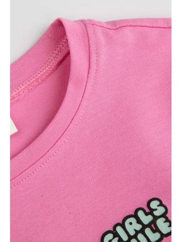 Coccodrillo T-shirt mit kurzen Ärmeln in rosa