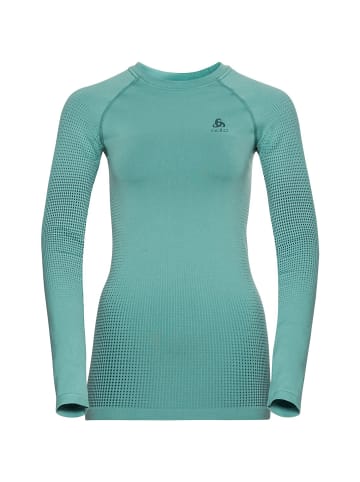 Odlo Funktionsshirt Crew neck l/s PERFORMANCE WARM ECO in Marine