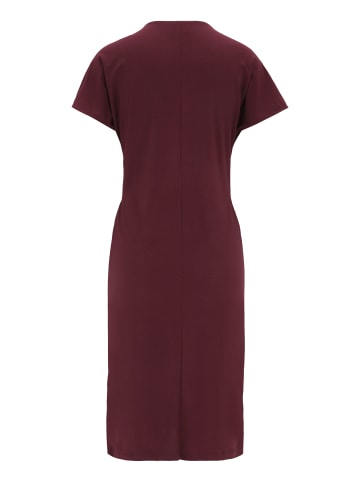 CARTOON Jerseykleid mit Raffung in Dark Aubergine