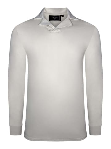 SikSilk Langarmpolo Revere Polo in White