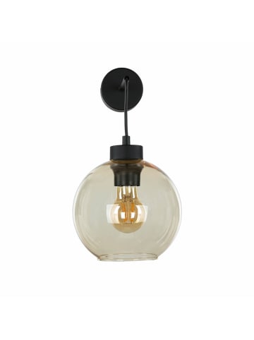 Licht-Erlebnisse Wandlampe (B)28 x (H)30 cm in Schwarz Bernstein