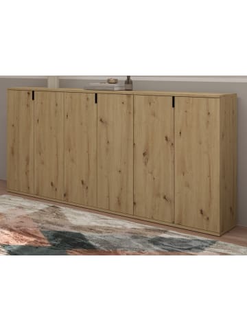 Inn.Furn Sideboard Eiche Artisan 183 cm, Kommode mit viel Stauraum