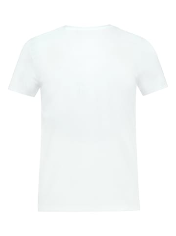 Zero  Printshirt mit Aufdruck in Patch White/Blue