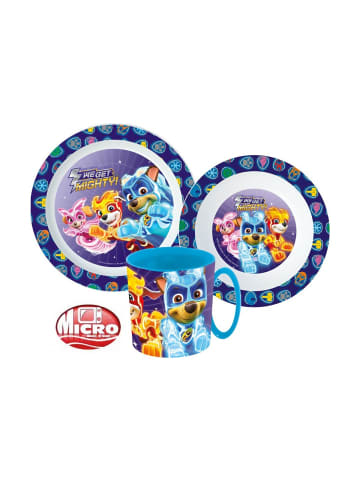 Paw Patrol Mighty Pups Geschirrset Mikro Kunststoff