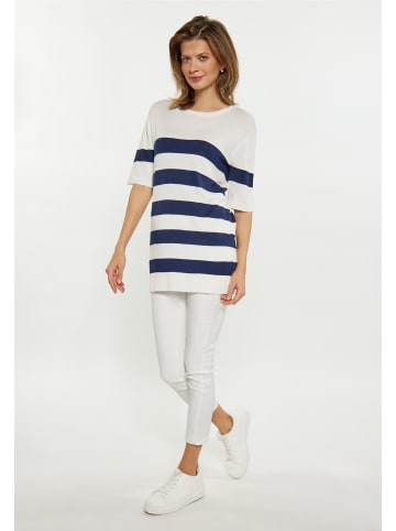 usha BLUE LABEL Damen Pullover in Weiss Marine