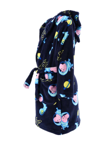 Peppa Pig Bademantel mit Kapuze George Morgenmantel in Blau