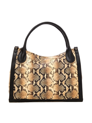 faina Women Handbag in Schlange Braun