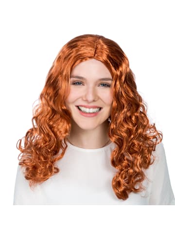 tectake Wundervolle, rotbraune Locken, rot