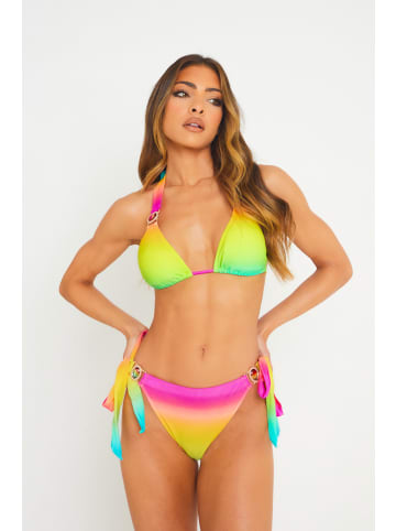 Moda Minx Bikini Top Club Tropicana Triangel Top in Mehrfrabig