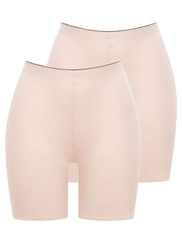 Conturelle 2er Pack Langbein Miederhose in sand sand
