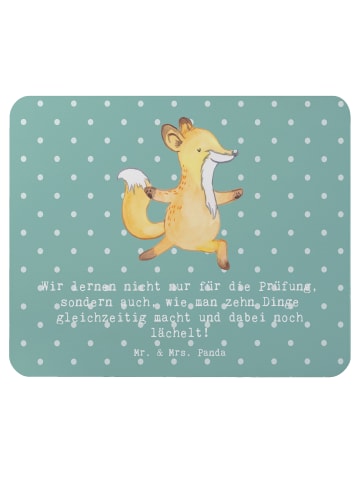 Mr. & Mrs. Panda Mauspad Auszubildende Lächeln mit Spruch in Meeresbrise