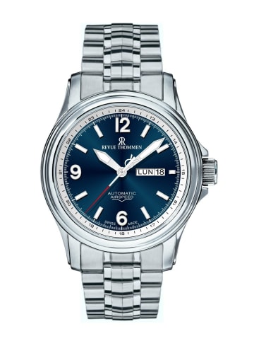 Revue Thommen Analoguhr für Erwachsene in blau