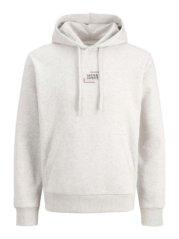 Jack & Jones Kapuzenpullover in White Melange
