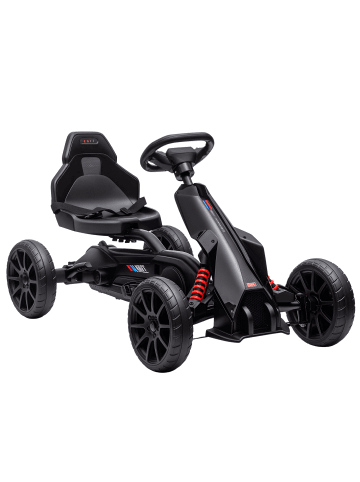 HOMCOM Gokart Tretauto Schwarz