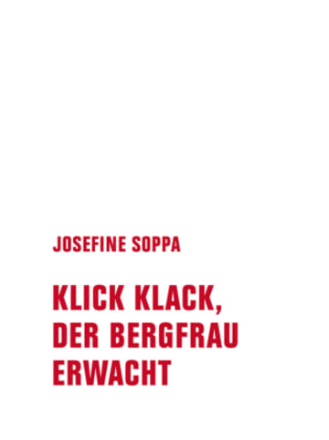 Verbrecher Buch - Klick, Klack, der Bergfrau erwacht