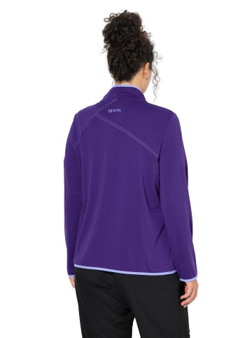 Ulla Popken Sweatjacke in lilie