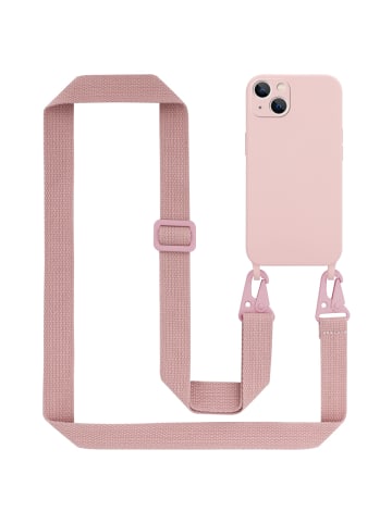 cadorabo Handykette für Apple iPhone 14 PLUS Hülle in LIQUID PINK