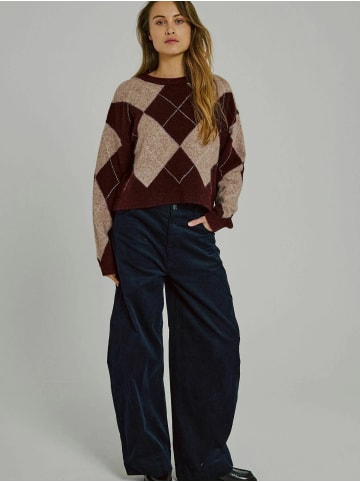Norr Pullover Logan in Bordeaux