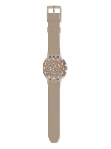 Swatch Armbanduhr in Grau 45 mm