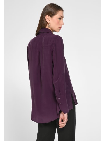 tRUE STANDARD Longbluse Blouse in aubergine