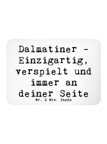 Mr. & Mrs. Panda Magnet Spruch Dalmatiner Freund mit Spruch in Weiß