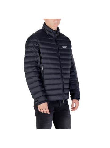 Armani Exchange Blau Polyamid Mantel