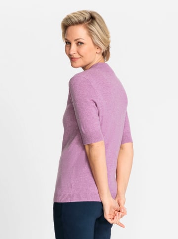 WITT WEIDEN Stehkragenpullover in flieder-meliert