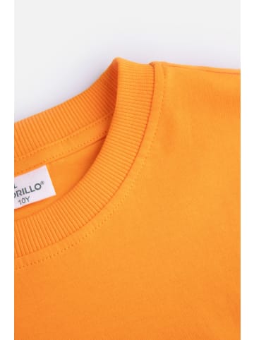 Coccodrillo T-Shirt mit kurzen Ärmeln in orange