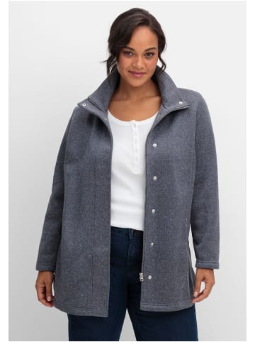sheego Jacke in taubenblau