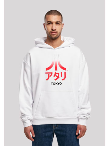 F4NT4STIC Heavy Hoodie Atari Tokyo Retro Arcade Games in weiß