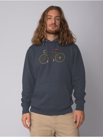 wat? Apparel Sweatshirt Fahrrad in India Ink Grey