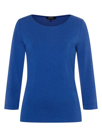 More & More Basicshirt in gitanes blue