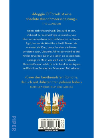 PIPER Judith und Hamnet | Roman | Der Bestseller zur preisgekrönten Verfilmung