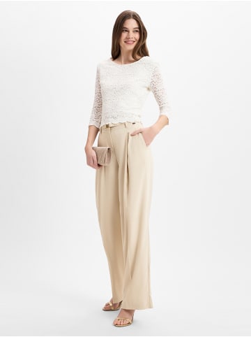 Marie Lund Spitzenshirt in weiß