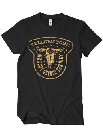 yellowstone T-Shirt "We Don't Choose The Way Big Tall T-Shirt" in Schwarz