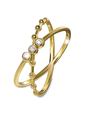 GoldDream Goldring 333 Gelbgold - 8 Karat Crossed Größe 56 (17,8) Ringe