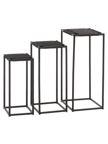 MCW 3er-Set Blumentisch N70, Anthrazit