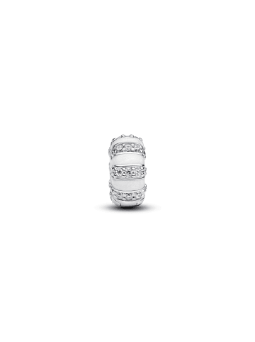 Pandora Sterling Silber Clip Zirkonia weiß