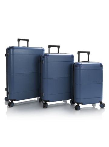 Heys Zen 4 Rollen Kofferset 3-teilig mit Dehnfalte navy