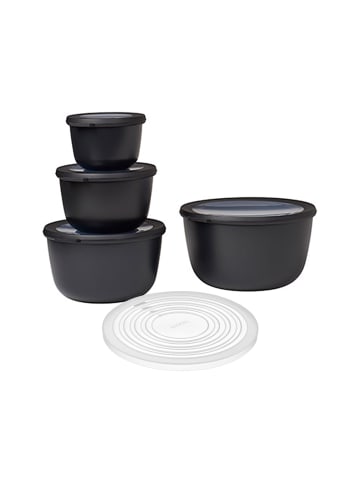 Mepal Multischüssel-Set mit Mikrowellendeckel Cirqula in Nordic Black