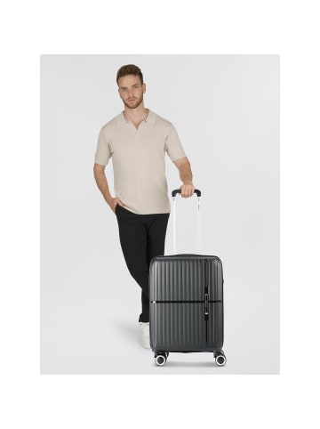 benzi 5754 4 Rollen Kabinentrolley 55 cm schwarz
