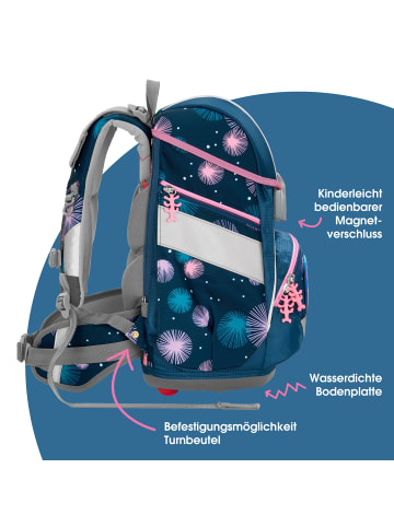 Step by Step Schulranzen-Set 2IN1 PLUS „Mermaid Delia“, 9-teilig, blau